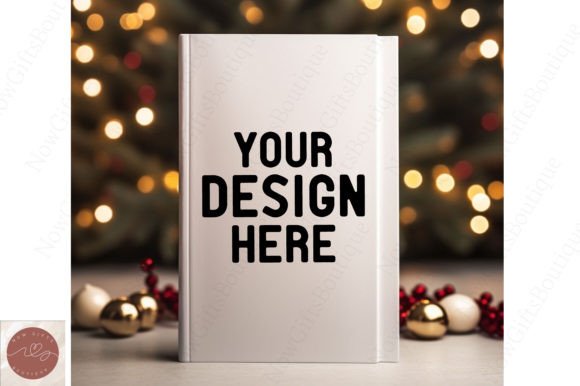 Book Cover Mockup Christmas Mockup 22: Graphics for Christmas Amp