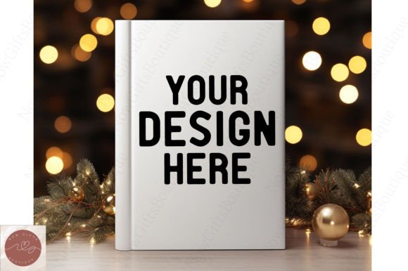 Book Cover Mockup Christmas Mockup 7: Essential Graphics for Christmas Amp