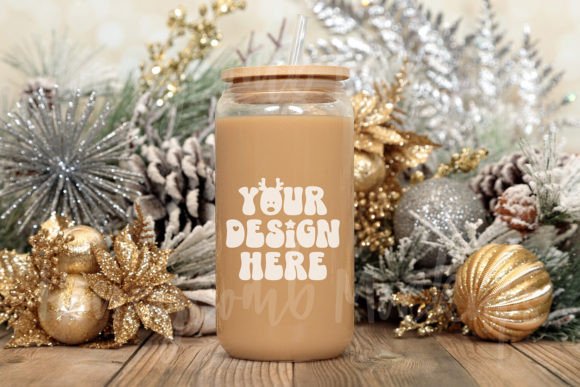 Christmas Amp Graphics: 16oz Glass Can Mockup Review