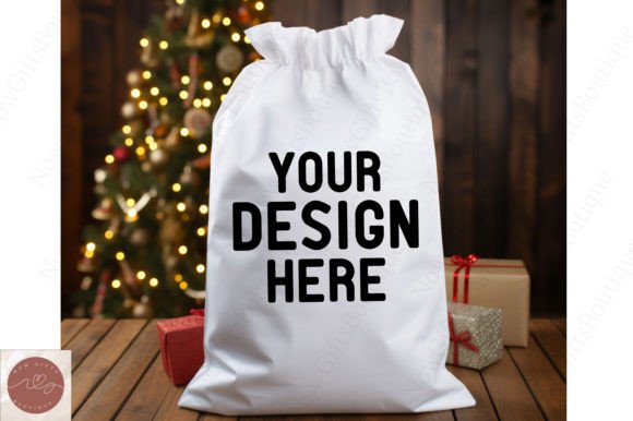 Christmas Amp Graphics: Santa Sack Mockup 13