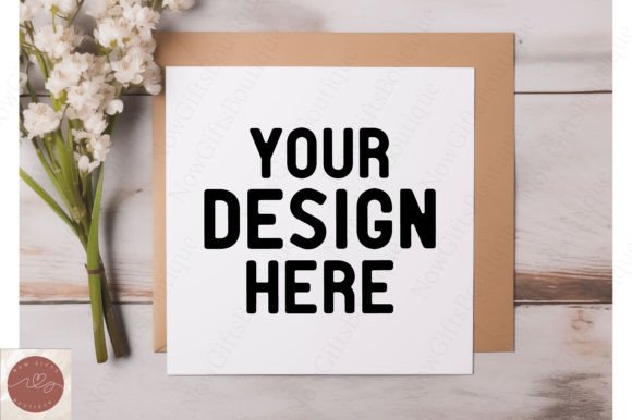 Christmas Card Mockup 24: Graphics for Invitations Amp