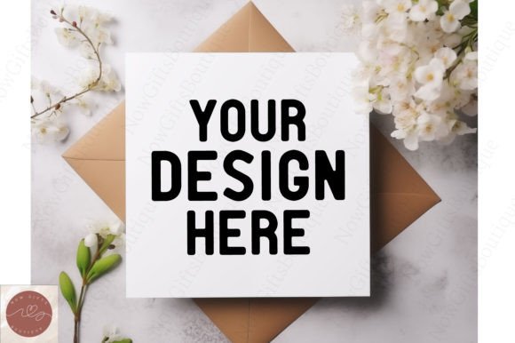 Christmas Card Mockup 26: Graphics for Invitations Amp