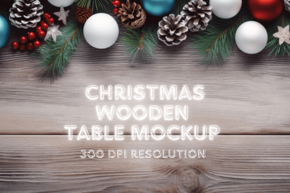 Christmas Wood Table Graphics & Backgrounds Review