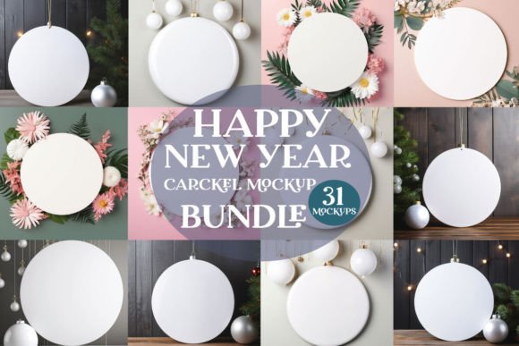 Happy New Carckel Mockup Bundle: Graphics for Canvas Amp