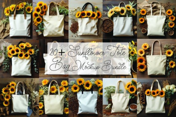 Sunflower Tote Bag Graphics for Modern Blogs