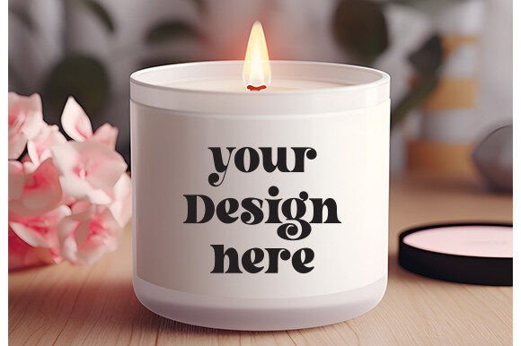 Valentine's Day Candle Mock: Premium Graphics Review