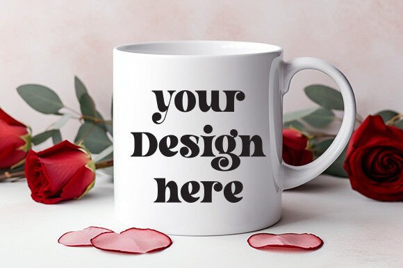 Valentine's Mug Mockup 62: Premium Graphics for Mugs Amp