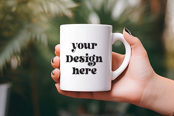 White Mug Mockup 13: Essential Graphics for Mugs Amp