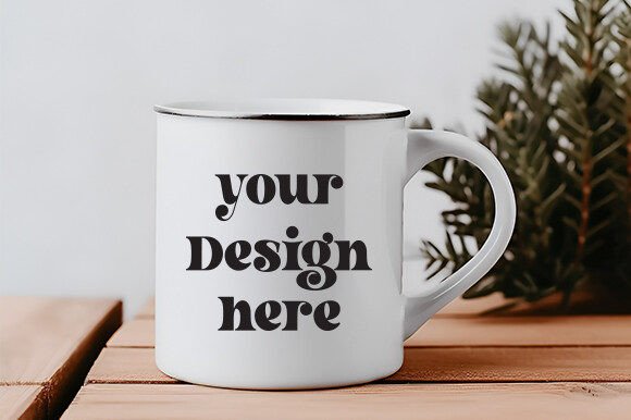 White Mug Mockup 19: Essential Graphics for Mugs Amp