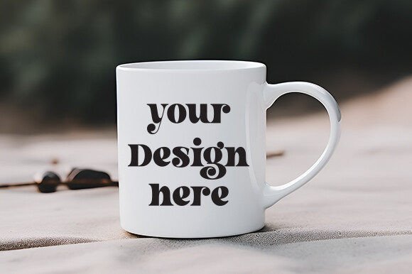 White Mug Mockup 29: Premium Graphics for Mugs Amp