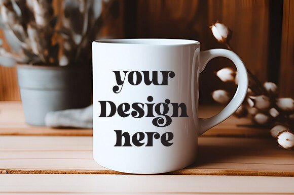 White Mug Mockup 67: Essential Graphics for Mugs Amp