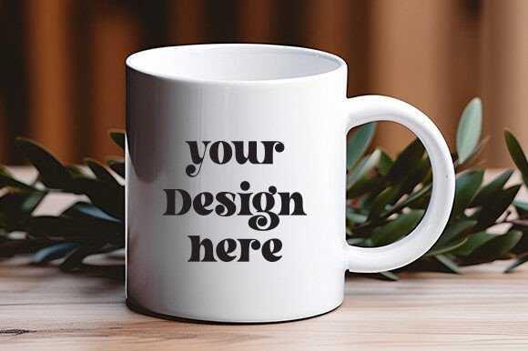 White Mug Mockup 97: Essential Graphics for Mugs Amp