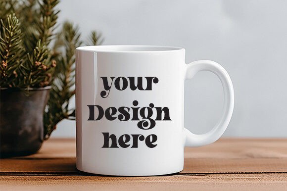 White Mug Mockup, Mug Mock Up 32: Graphics for Mugs Amp