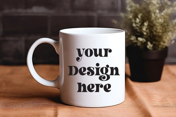 White Mug Mockup, Mug Mock Up 56: Graphics for Mugs Amp